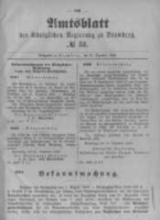 Amtsblatt der K&ouml;niglichen Preussischen Regierung zu Bromberg. 1896.12.31 No.53