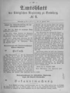 Amtsblatt der K&ouml;niglichen Preussischen Regierung zu Bromberg. 1897.01.14 No.2