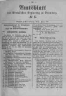 Amtsblatt der K&ouml;niglichen Preussischen Regierung zu Bromberg. 1897.01.21 No.3