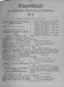 Amtsblatt der K&ouml;niglichen Preussischen Regierung zu Bromberg. 1897.02.04 No.5