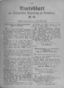 Amtsblatt der K&ouml;niglichen Preussischen Regierung zu Bromberg. 1897.03.18 No.11