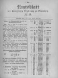 Amtsblatt der Königlichen Preussischen Regierung zu Bromberg. 1897.05.06 No.18