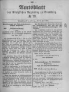 Amtsblatt der K&ouml;niglichen Preussischen Regierung zu Bromberg. 1897.06.10 No.23