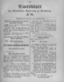 Amtsblatt der K&ouml;niglichen Preussischen Regierung zu Bromberg. 1897.09.09 No.36