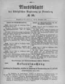 Amtsblatt der K&ouml;niglichen Preussischen Regierung zu Bromberg. 1897.09.23 No.38