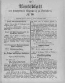 Amtsblatt der K&ouml;niglichen Preussischen Regierung zu Bromberg. 1897.09.30 No.39