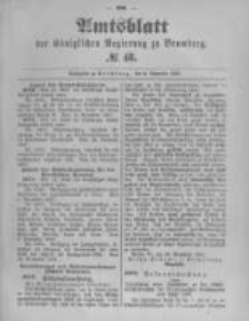 Amtsblatt der K&ouml;niglichen Preussischen Regierung zu Bromberg. 1897.12.02 No.48