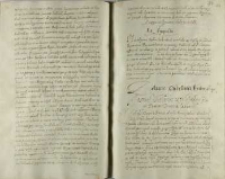 Zdanie castellana krakowskiego [Janusza Ostrogskiego] w obozie moim 18.08.1606