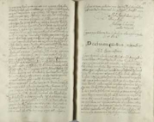 Declaratia castellana czechowskiego [Mikołaja Spytka Ligęzy], Dan ze stanowiska mego 19.08.1606