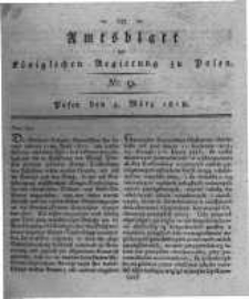 Amtsblatt der Königlichen Regierung zu Posen. 1818.03.03 Nro.9