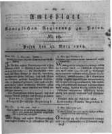 Amtsblatt der K&ouml;niglichen Regierung zu Posen. 1818.03.10 Nro.10