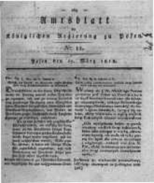 Amtsblatt der Königlichen Regierung zu Posen. 1818.03.17 Nro.11