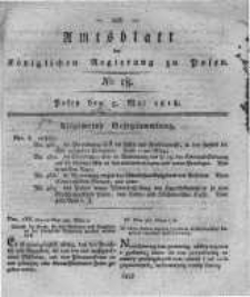 Amtsblatt der Königlichen Regierung zu Posen. 1818.05.05 Nro.18