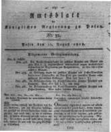 Amtsblatt der K&ouml;niglichen Regierung zu Posen. 1818.08.11 Nro.32