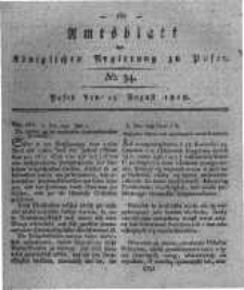 Amtsblatt der Königlichen Regierung zu Posen. 1818.08.25 Nro.34