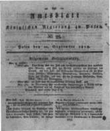 Amtsblatt der K&ouml;niglichen Regierung zu Posen. 1818.09.22 Nro.38