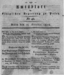 Amtsblatt der Königlichen Regierung zu Posen. 1818.10.20 Nro.42