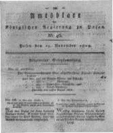 Amtsblatt der Königlichen Regierung zu Posen. 1818.11.17 Nro.46