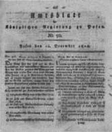 Amtsblatt der K&ouml;niglichen Regierung zu Posen. 1818.12.12 Nro.50