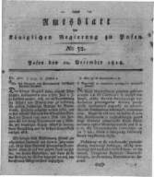 Amtsblatt der K&ouml;niglichen Regierung zu Posen. 1818.12.22 Nro.52