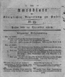 Amtsblatt der K&ouml;niglichen Regierung zu Posen. 1818.12.29 Nro.53