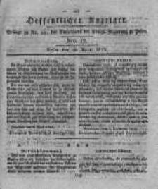 Oeffentlicher Anzeiger. 1818.04.28 Nro.17