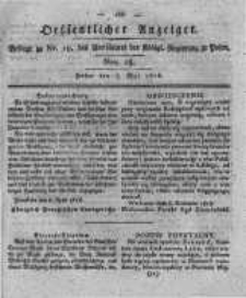 Oeffentlicher Anzeiger. 1818.05.05 Nro.18