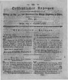 Oeffentlicher Anzeiger. 1818.10.06 Nro.40