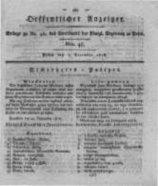 Oeffentlicher Anzeiger. 1818.12.01 Nro.48