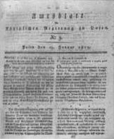 Amtsblatt der K&ouml;niglichen Regierung zu Posen. 1819.01.19 Nro.3
