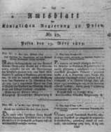 Amtsblatt der K&ouml;niglichen Regierung zu Posen. 1819.03.23 Nro.12