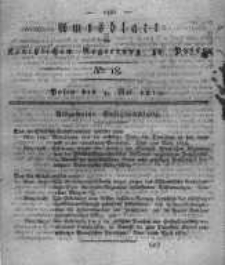 Amtsblatt der K&ouml;niglichen Regierung zu Posen. 1819.05.04 Nro.18