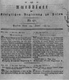 Amtsblatt der K&ouml;niglichen Regierung zu Posen. 1819.06.29 Nro.27