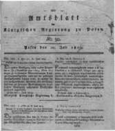 Amtsblatt der K&ouml;niglichen Regierung zu Posen. 1819.07.20 Nro.30
