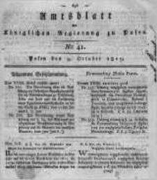 Amtsblatt der K&ouml;niglichen Regierung zu Posen. 1819.10.05 Nro.41