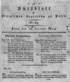 Amtsblatt der K&ouml;niglichen Regierung zu Posen. 1819.10.12 Nro.42
