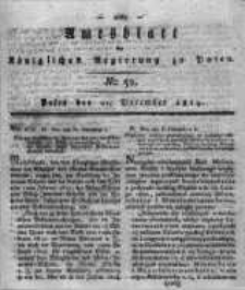 Amtsblatt der K&ouml;niglichen Regierung zu Posen. 1819.12.21 Nro.52