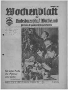 Wochenblatt der Landesbauernschaft Wartheland: amtliches Organ des Reichsnährstandes. 1940.12.21 Jg.38 nr48