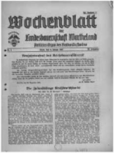 Wochenblatt der Landesbauernschaft Wartheland: amtliches Organ des Reichsnährstandes. 1941.01.04 Jg.39 nr1