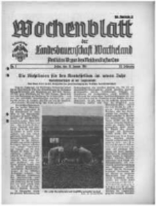 Wochenblatt der Landesbauernschaft Wartheland: amtliches Organ des Reichsnährstandes. 1941.01.11 Jg.39 nr2