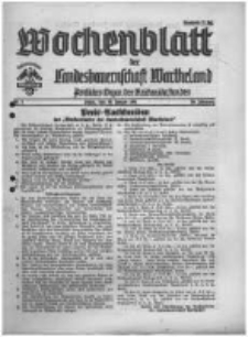 Wochenblatt der Landesbauernschaft Wartheland: amtliches Organ des Reichsnährstandes. 1941.01.18 Jg.39 nr3