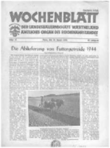 Wochenblatt der Landesbauernschaft Wartheland: amtliches Organ des Reichsnährstandes. 1944.08.26 Jg.42 nr35