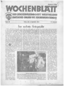 Wochenblatt der Landesbauernschaft Wartheland: amtliches Organ des Reichsnährstandes. 1944.09.02 Jg.42 nr36