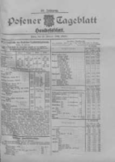 Posener Tageblatt. Handelsblatt 1909.02.19 Jg.48