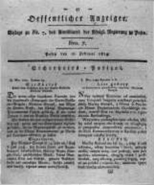 Oeffentlicher Anzeiger. 1819.02.16 Nro.7