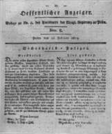 Oeffentlicher Anzeiger. 1819.02.23 Nro.8