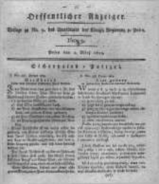 Oeffentlicher Anzeiger. 1819.02.30 Nro.9