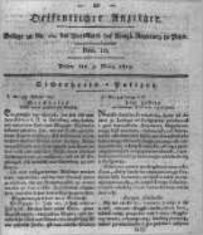 Oeffentlicher Anzeiger. 1819.03.09 Nro.10