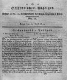 Oeffentlicher Anzeiger. 1819.04.20 Nro.16