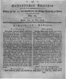 Oeffentlicher Anzeiger. 1819.05.18 Nro.20